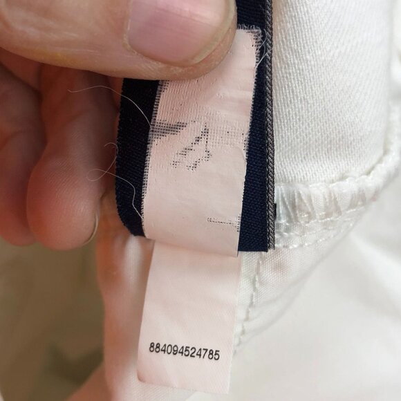 Chaps Womens Pants Size 12 Flared Leg Classic White Casual Stretch Cotton Travel - Picture 11 of 14